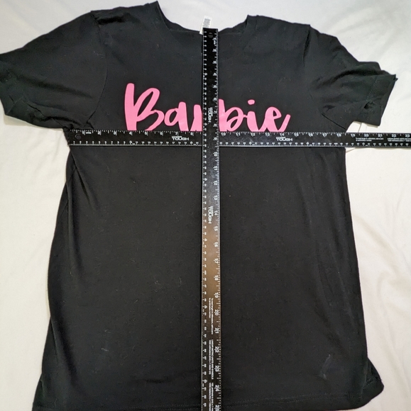 ,Barbie Medium Black Tee - Picture 2 of 7